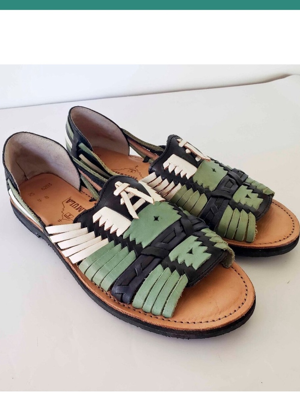 Chamula Chichen Handmade Leather Woven Sandals